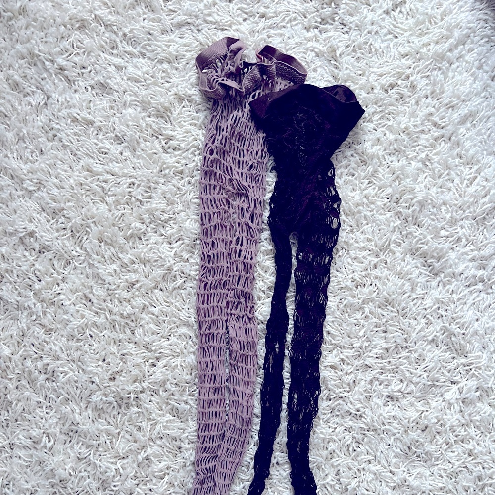 TopShop Woven Pattern Tights